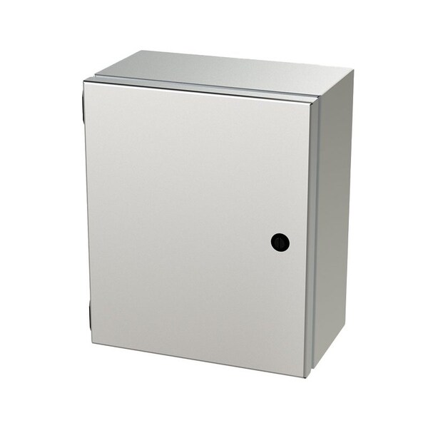 1/4 Turn Latch Electrical Enclosures, 12 in H, 6 in D, 10 in W, NEMA 3R, 4, 4X, 12, 13
